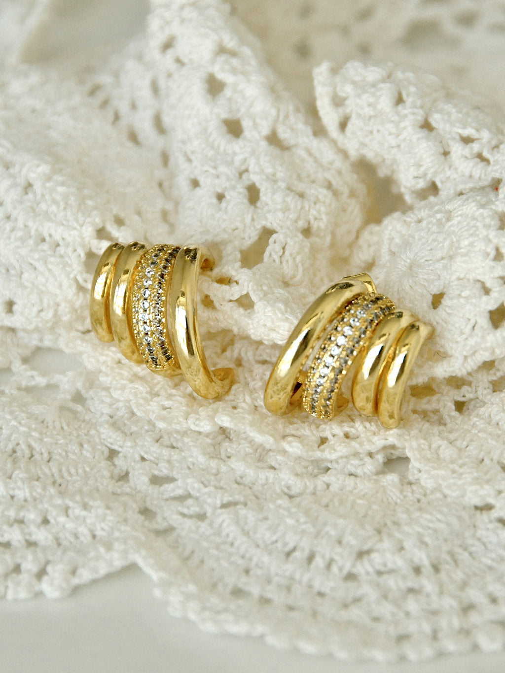 Genevieve Hoop Earrings