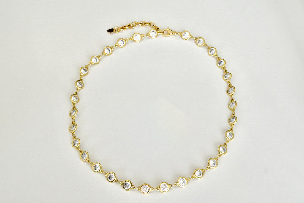Celeste Bezel Necklace