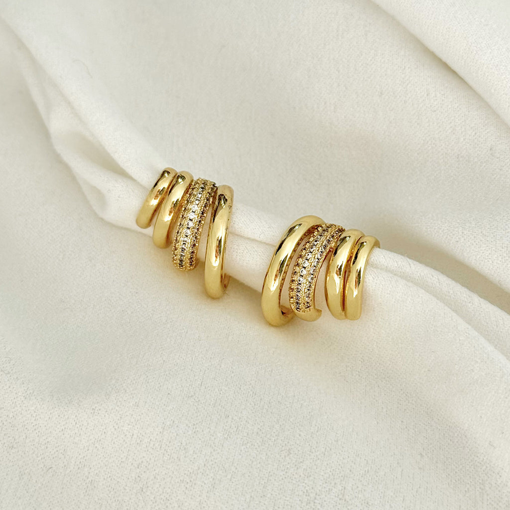 Genevieve Hoop Earrings