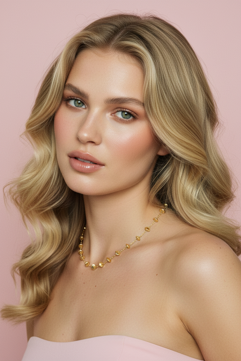 Correct Necklace on Model